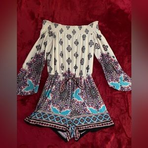 Patterned Romper